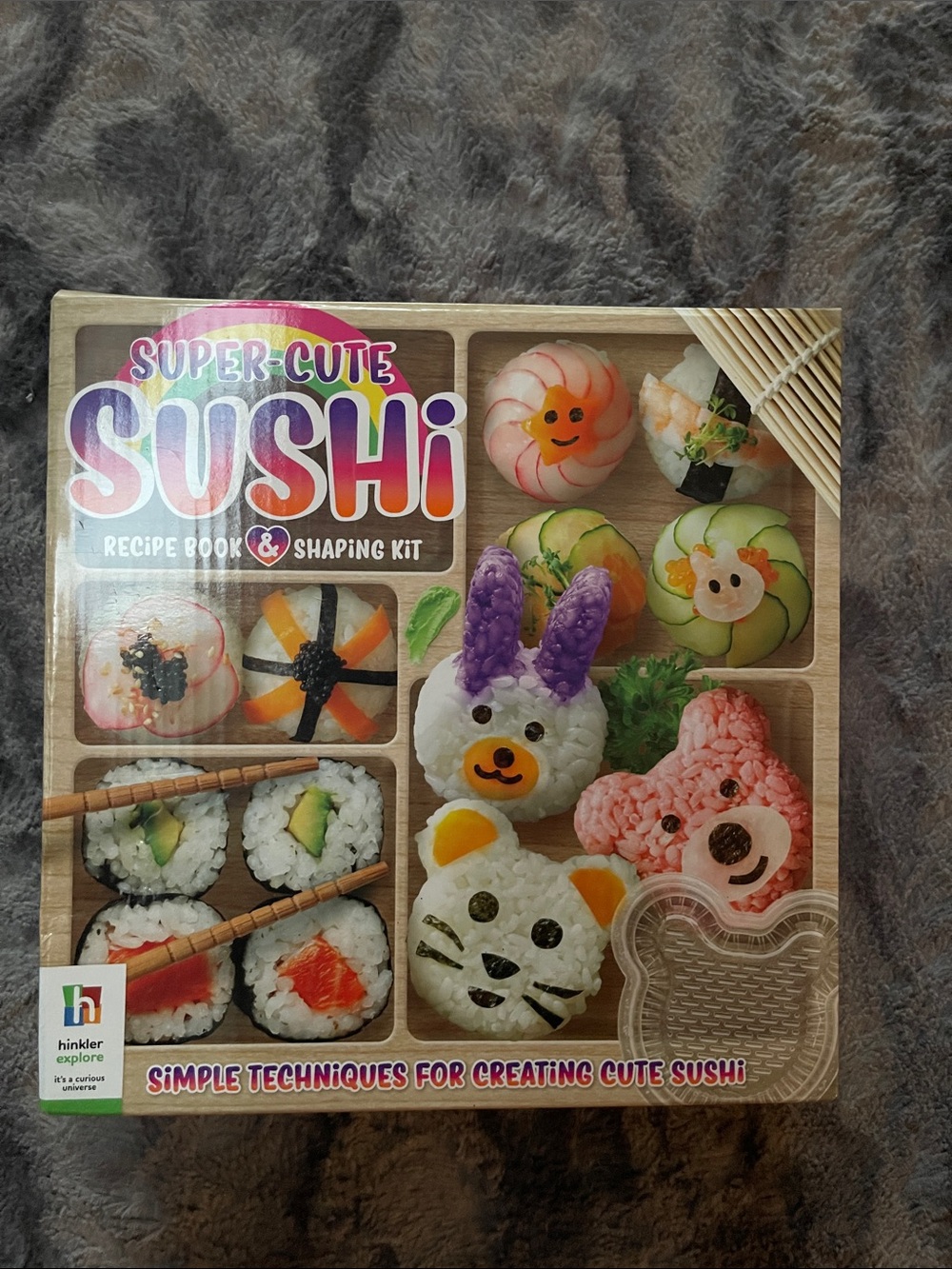 Super-Cute Sushi Recipe Book & Shaping Kit - Multicolor